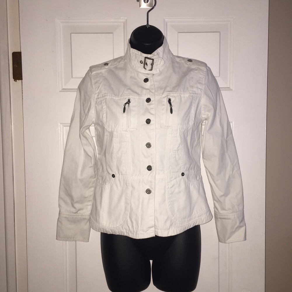 White cotton jacket